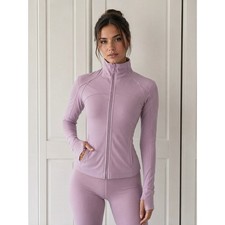 Lululemon Define Jacket Luon Lavender Purple Full Zip Yoga Top Size 2