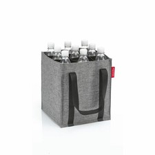 reisenthel bottlebag für 9 Flaschen Tragetasche Flaschenkorb Tasche Twist Silver
