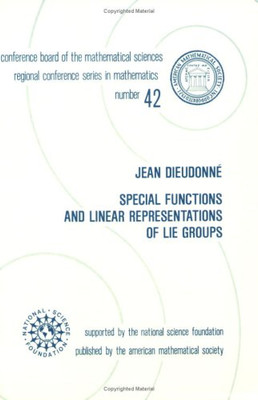 Special Functions and Linear Representations of Lie Gro - Paperback NEW Jean A.