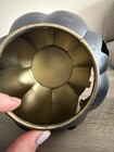 Pottery Barn Jack-O-Lantern Candle Holder Metal Black Pumpkin 5.5 In Adorable — photo 6