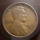 1916-S Fine Lincoln Wheat Cent Penny Semi-Key Date Fast Shipping