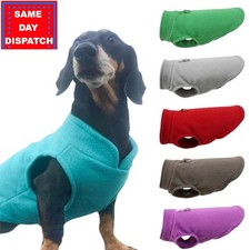 Warm Coat Fleece Jacket Jumper Sweater Winter Clothes Puppy Vest Outfits Pet Dog