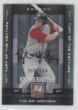2008 Donruss Elite Extra Edition Turn of the Century /844 Tyler Yockey Auto no9