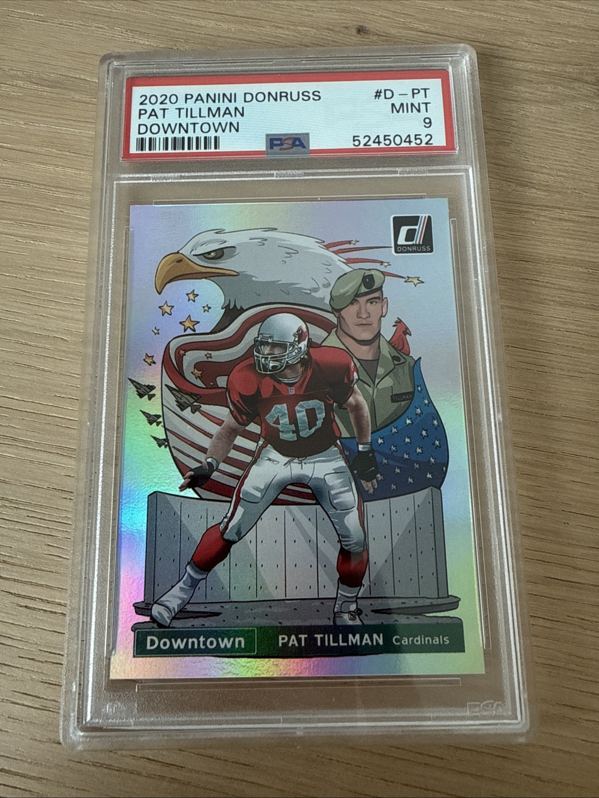 2020 Panini Donruss - Downtown! Pat Tillman #D-PT PSA 9