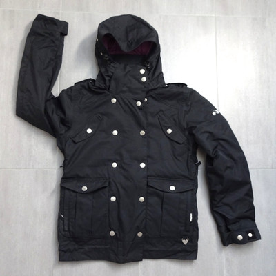 ROXY 36 S WOMENS SNOW JACKET 5K DAMEN SKI SNOWBOARD JACKE SCHWARZ 190  NEUW