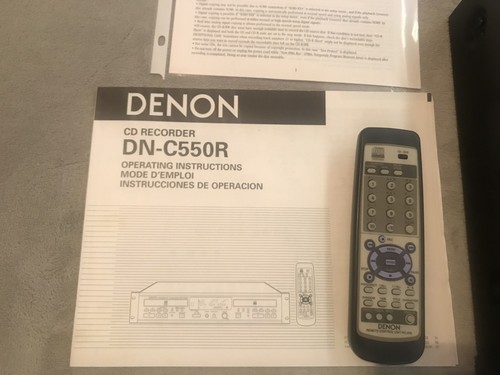 Denon DN-C550R Professional Dual Drive CD-R & CD-RW Recorder With Remote - Picture 2 of 16