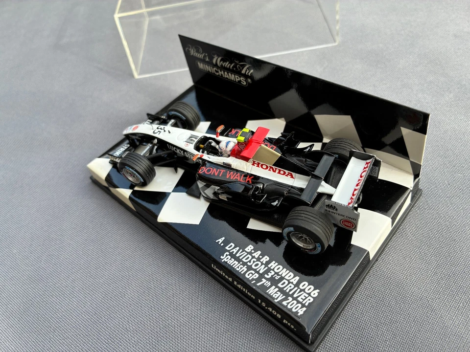 1/43 Minichamps Conversion BAR Honda 006 3rd Driver A. Davidson Spanish GP 2004 - Bild 2 von 3