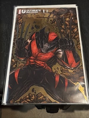 Ultimate Wolverine #1 - WhatNot Year in Marvel 25 - Gold Foil - NYCC Rare 300!