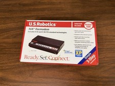 US ROBOTICS 56K VOICE EXTERNAL FAX MODEM 5686 V.92 New Open Box