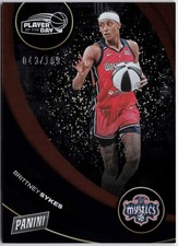 2025 Panini WNBA Player of the Day #36 Brittney Sykes Orange #/199