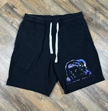 Billionaire Boys Club Shorts Men's L Black Terry Fleece Astronaut Logo 7" Inseam