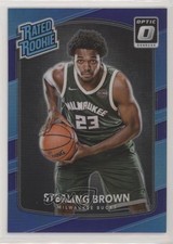 2017-18 Panini Donruss Optic Rated Rookie Purple Prizm Sterling Brown #165 1n0