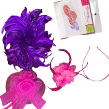 Red Hats Society Hair or Hat decor