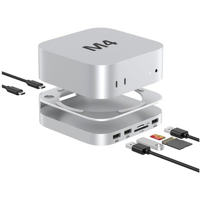 Akyyajaure Mac Mini Hub: 9-in-1 SSD Enclosure & USB-A