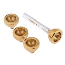 Trumpet Mouthpiece 7C 5C 3C 1.5C with Mouthpiece Tops