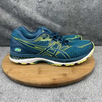 ASICS Gel Nimbus 20 Running Shoes Mens Blue Yellow Cushioned