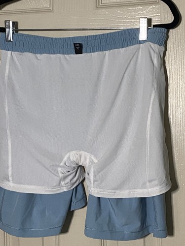 Lululemon Pace Breaker w/Liner Short 9" Large Long Arctic Blue  - Picture 6 of 13