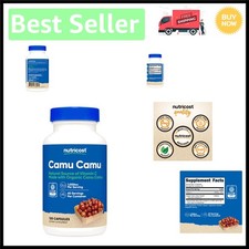 Camu Camu 1000mg Organic Supplement: 120 Gluten-Free Capsules for Vibrant Health