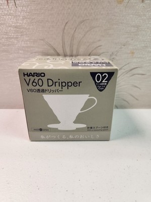 Hario V60 02-Size Coffee Dripper - White (VD-02W)