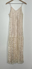 Vintage Jessica McClintock Slip Dress Set Boudoir Silk Lace Maxi Victorian Robe