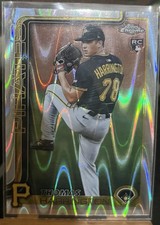 2025 Topps Chrome Update Series - Thomas Harrington #USC177 RayWave Refractor RC