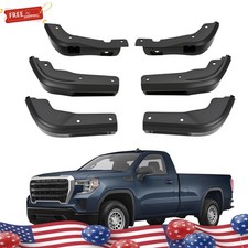 6pcs Front Rear Truck Mud Flaps Splash Guards For 1500 20192025 Gmc Sierra