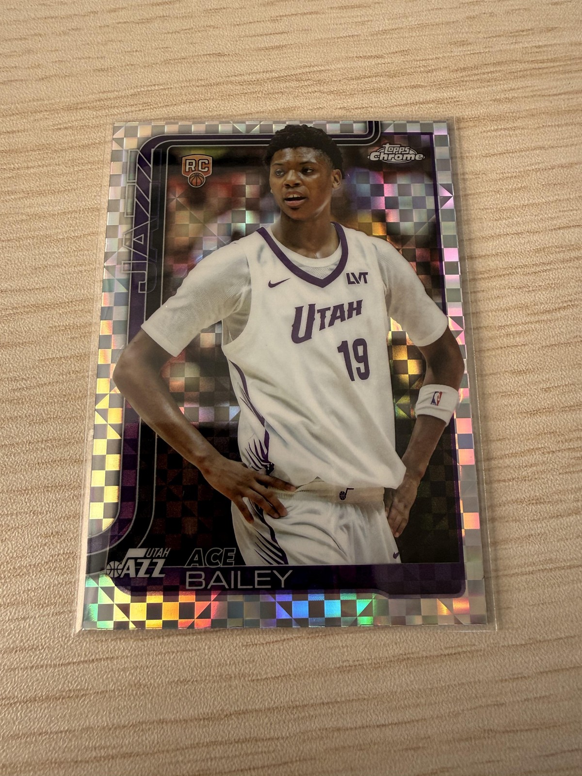 2025-26 Topps Chrome #255 Ace Bailey X-Fractor