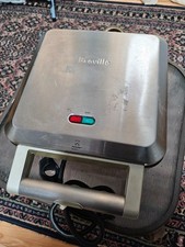 Appareil à Mini-pies Breville 1640XL Antiadhésif Argent, Livre Recettes Inclus, D'occasion
