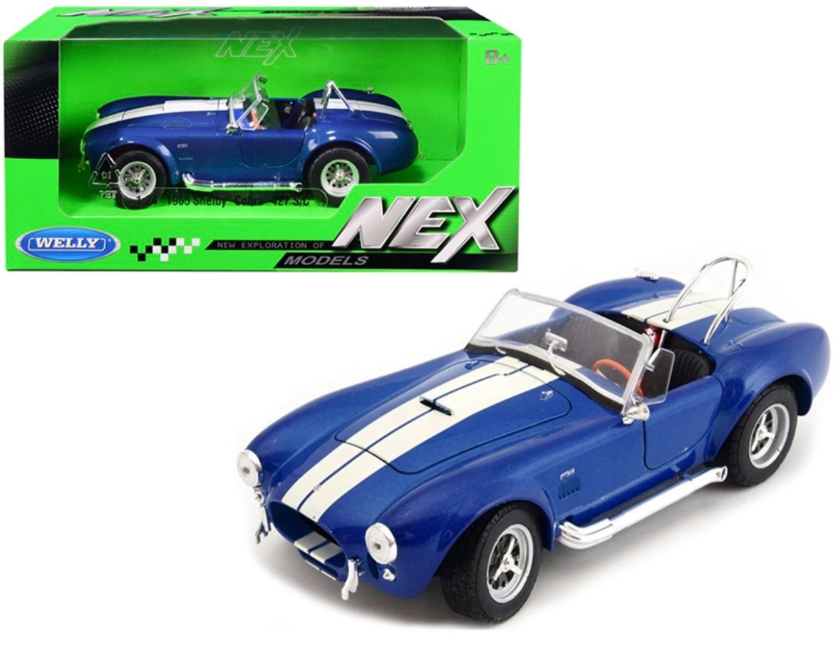 WELLY 1965 SHELBY COBRA 427 SC NEX MODELS 1:24 | eBay