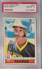 1979 OPC O Pee Chee - Ozzie Smith #52 RC Rare Canadian Version PSA 8 Stunner!!