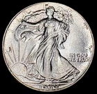 1939 BU GEM UNCIRCULATED WALKING LIBERTY SILVER HALF Dollar In Mint State
