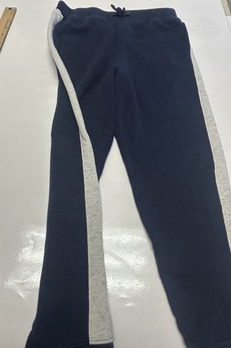 JANIE & JACK BLUE JOGGERS SWEAT PANTS WITH GRAY SIDE STRIPE BOYS SZ 8 - Picture 3 of 7