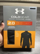 Under Armour Mens Coldgear Base 2.0 Baselayer Crewneck Long Sleeve Shirt New
