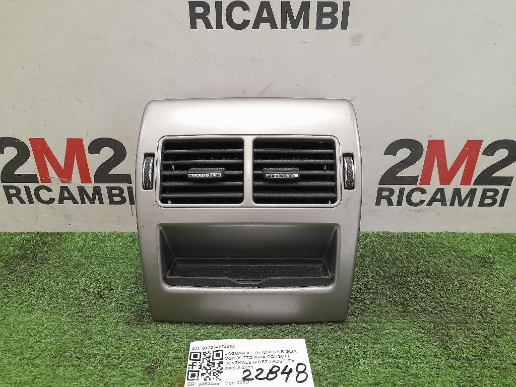 BOCCHETTE ARIA POSTERIORE PER JAGUAR XF Serie 8X235467446A 306DT (08>11)