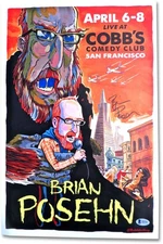 Brian Posehn Signed Autographed 12X18 Photo San Francisco Poster BAS Z83907