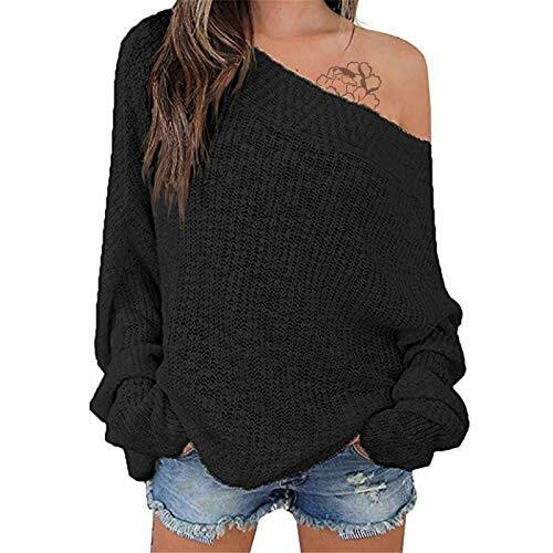 Shoulder Sweater Batwing Sleeve 