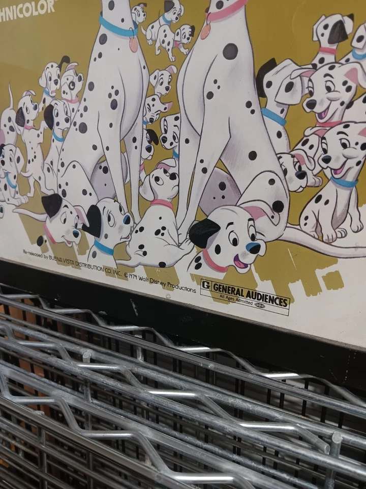 Cartel grande vintage Disney 101 Dalmations Foto 2 de 3