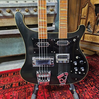 1975 Rickenbacker 4080 Double Neck Guitar / Bass Jetglo | eBay