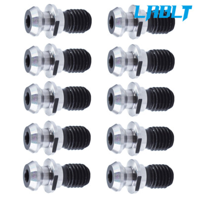 LABLT 10× For Mazak Fadal HURCO Okuma CAT40 45°0.740''Coolant Pull Stud Retention