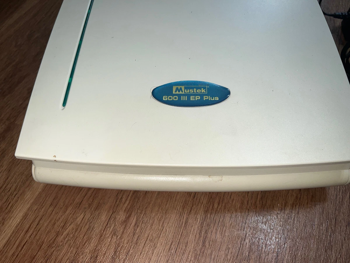 MUSTEK Flatbed Scanner MODEL No. 600 III EP Plus | EBay