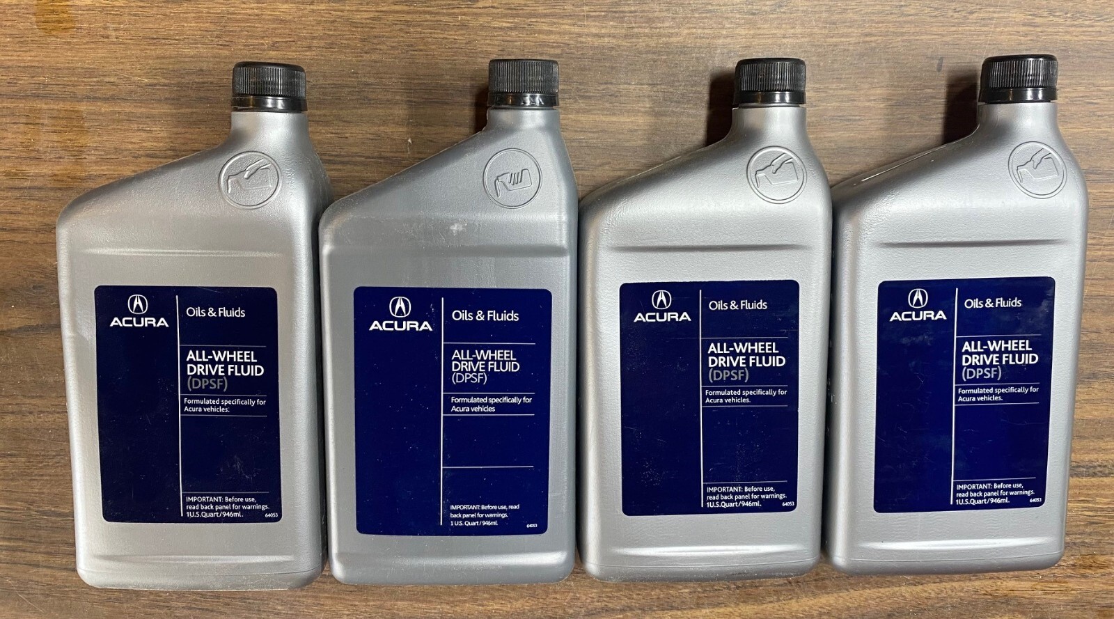 4 QUARTS ACURA AllWheel Drive Fluid DPSF HONDA Dual Pump Fluid II
