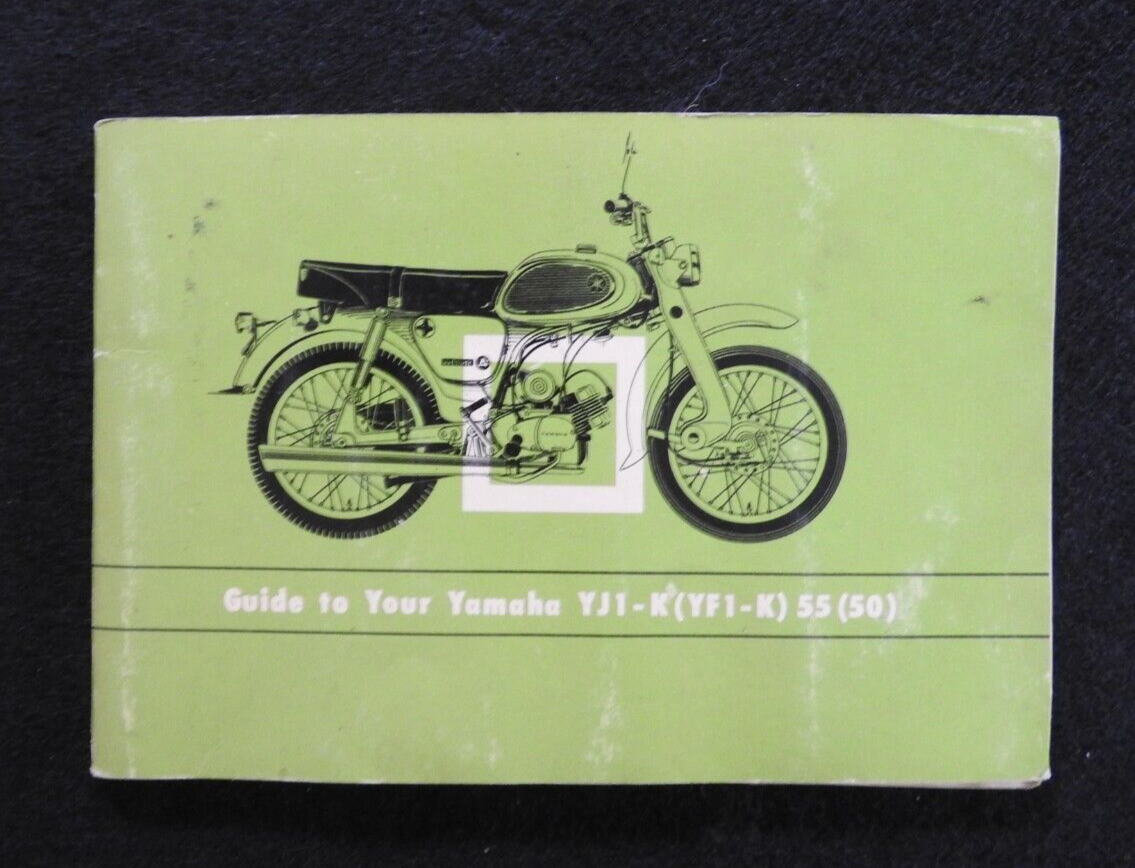 1964 1965 ORIGINAL YAMAHA YJ1-K YF1-K 50 55cc MOTORCYCLE OWNERS