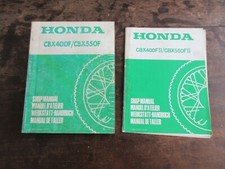 Honda CBX400F CBX550F CBX400FII CBX550FII Shop manual manuale officina