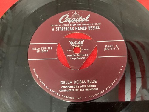A Streetcar Named Desire Original Sound Track 7" 45 RPM 4 Disc Piranha Records - Picture 6 of 16