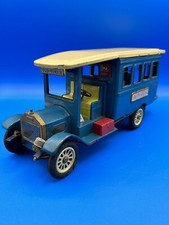 Japan Tin Litho Friction Toy Autobus 12" Long Working Vintage Original