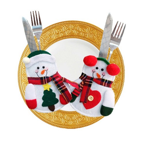 New-Santa-Christmas-Knife-And-Fork-Bag-Supplies-Cutlery-Bag-Party-Decor-Giftsi0Y