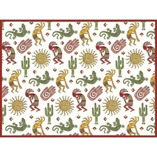 SUNDANCE KOKOPELLI Microfiber Countertop Dish Drying Mat, by Kay Dee