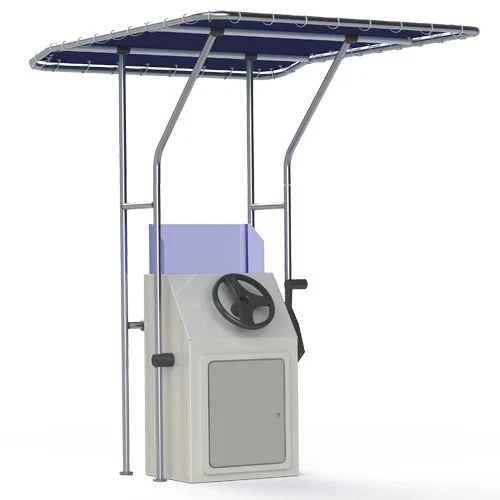 Oceansouth Boat T-top for Standard Center Console Boat Blue (Size 1) - Image 2 of 4