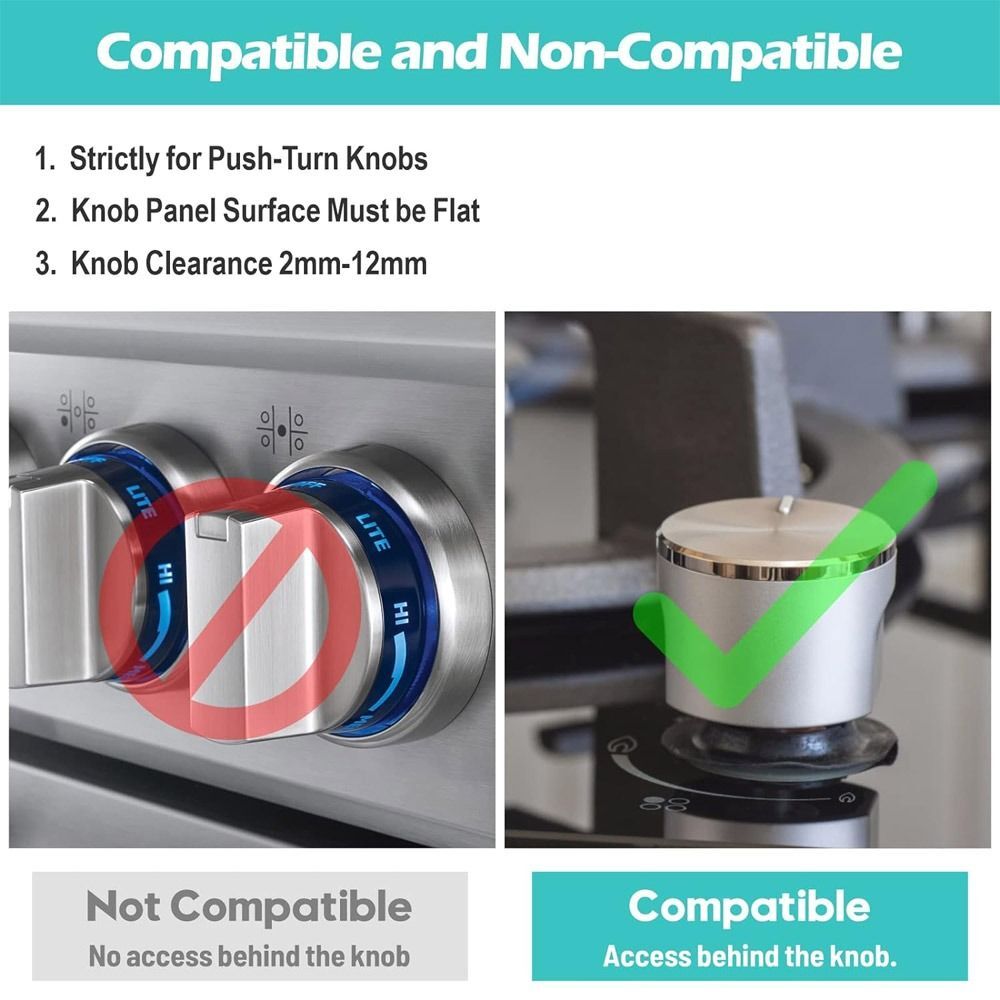 Baby Proof Gas Stove Knob Locks Child Safety Guards Oven Knob Lid eBay