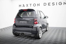 Diffusor für Brabus Smart Fortwo C451 Facelift Heckansatz Flaps